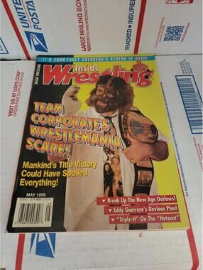 Inside Wrestling Magazine Issue May 1999 Mankind Rey Misterio Jr. ~ Cb51